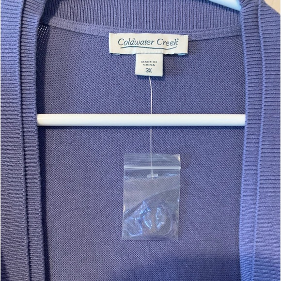 30% off for Bundle of 3! Blue shrug 3X. Never worn or washed. - Picture 3 of 4